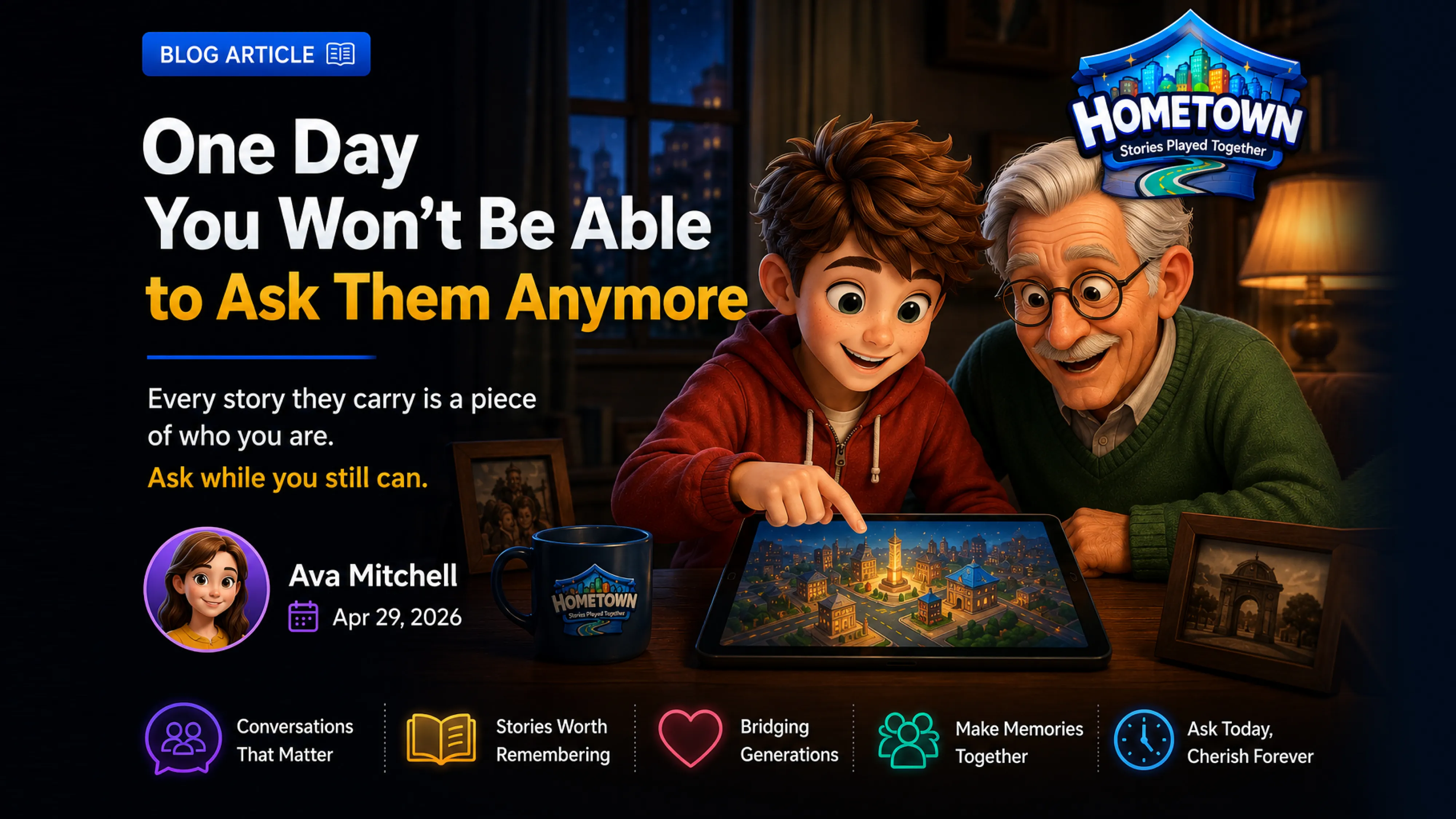Your Kids Are on Screens. Your Parents Are Lonely. We Built a Game for Both.